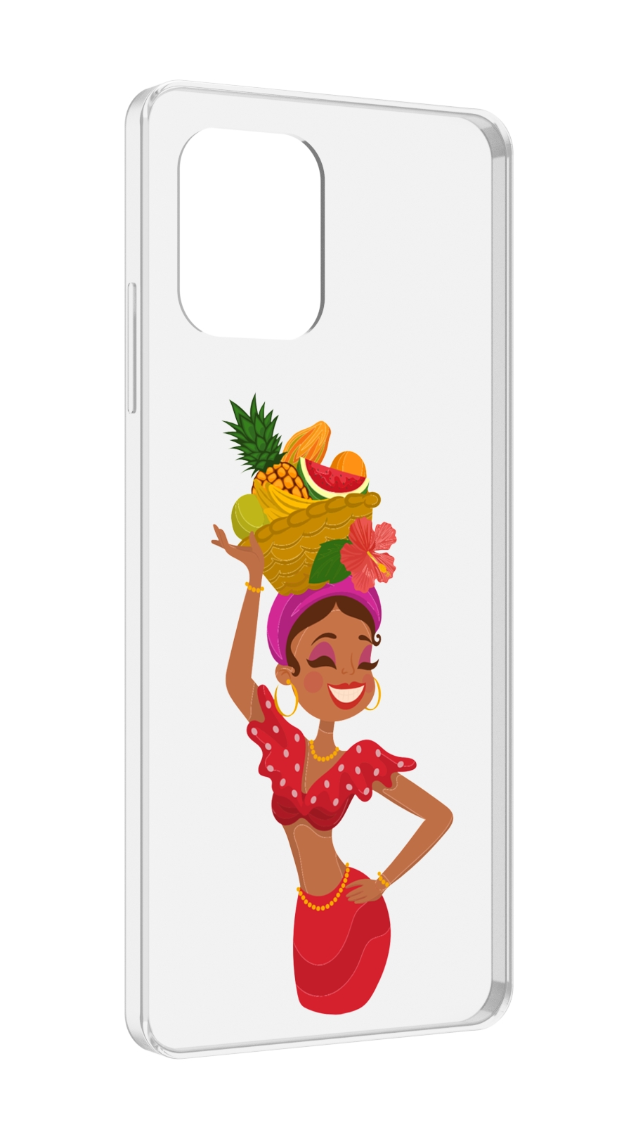 

Чехол MyPads девушка-мулатка для UMIDIGI Power 7 Max / Power 7S, Прозрачный, Tocco