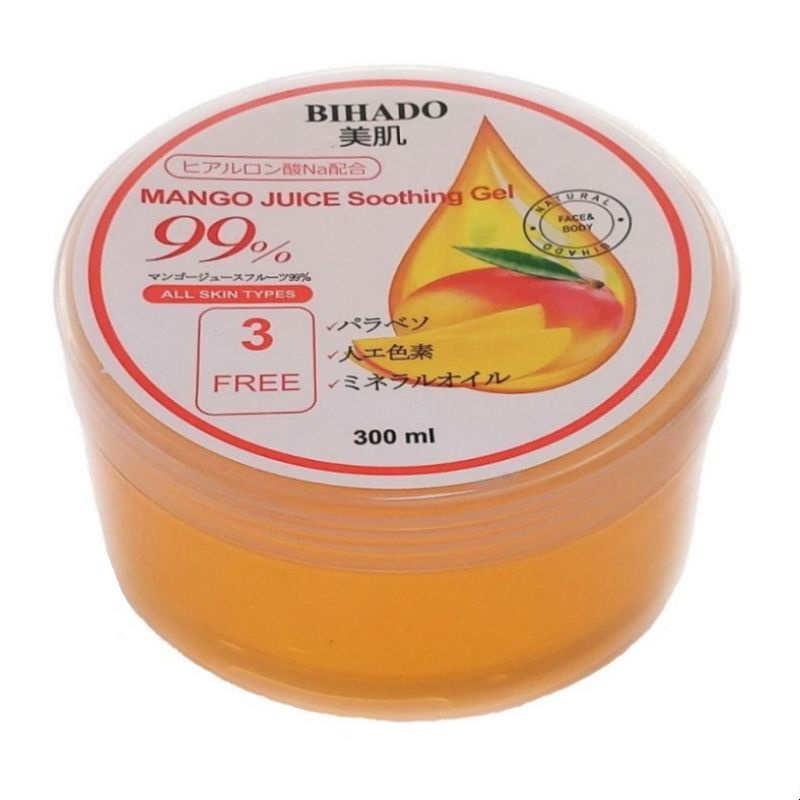 

Увлажняющий BIHADO гель с соком манго, для лица и тела, Mango juice soothing gel