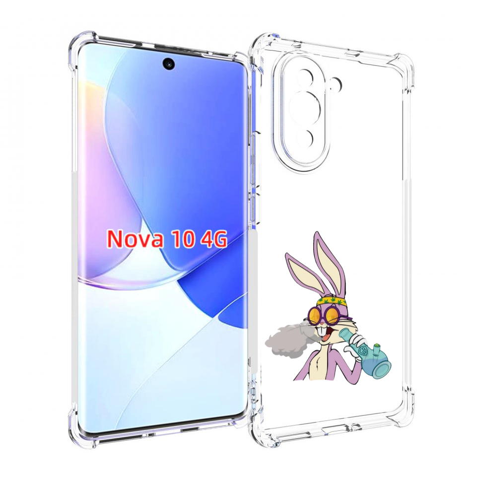 

Чехол MyPads бакс-банни-любитель-подымить для Huawei Nova 10, Прозрачный, Tocco