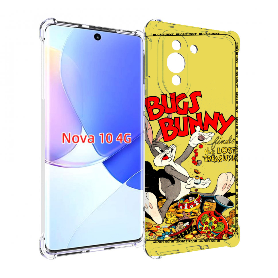 Чехол MyPads бакс-банни-и-еда для Huawei Nova 10