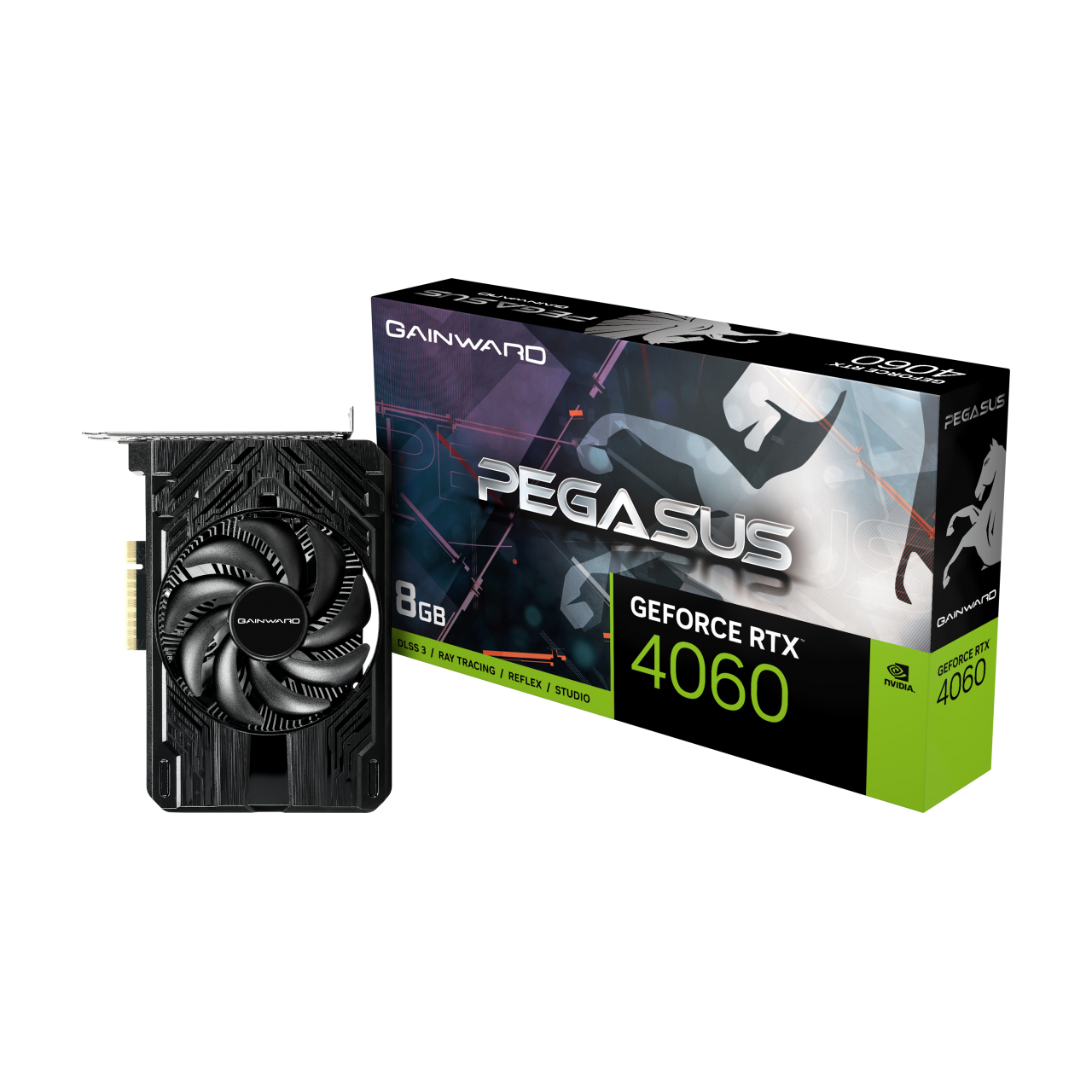 

Видеокарта Gainward NVIDIA GeForce RTX 4060 Pegasus, Черный, GeForce RTX 4060 Pegasus