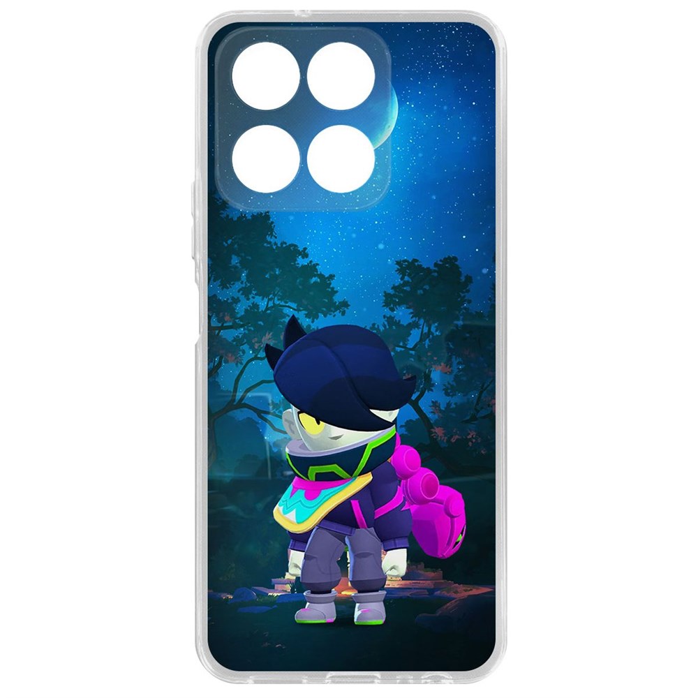 

Чехол-накладка Brawl Stars-Орочи Эдгар для Honor X8a, Прозрачный