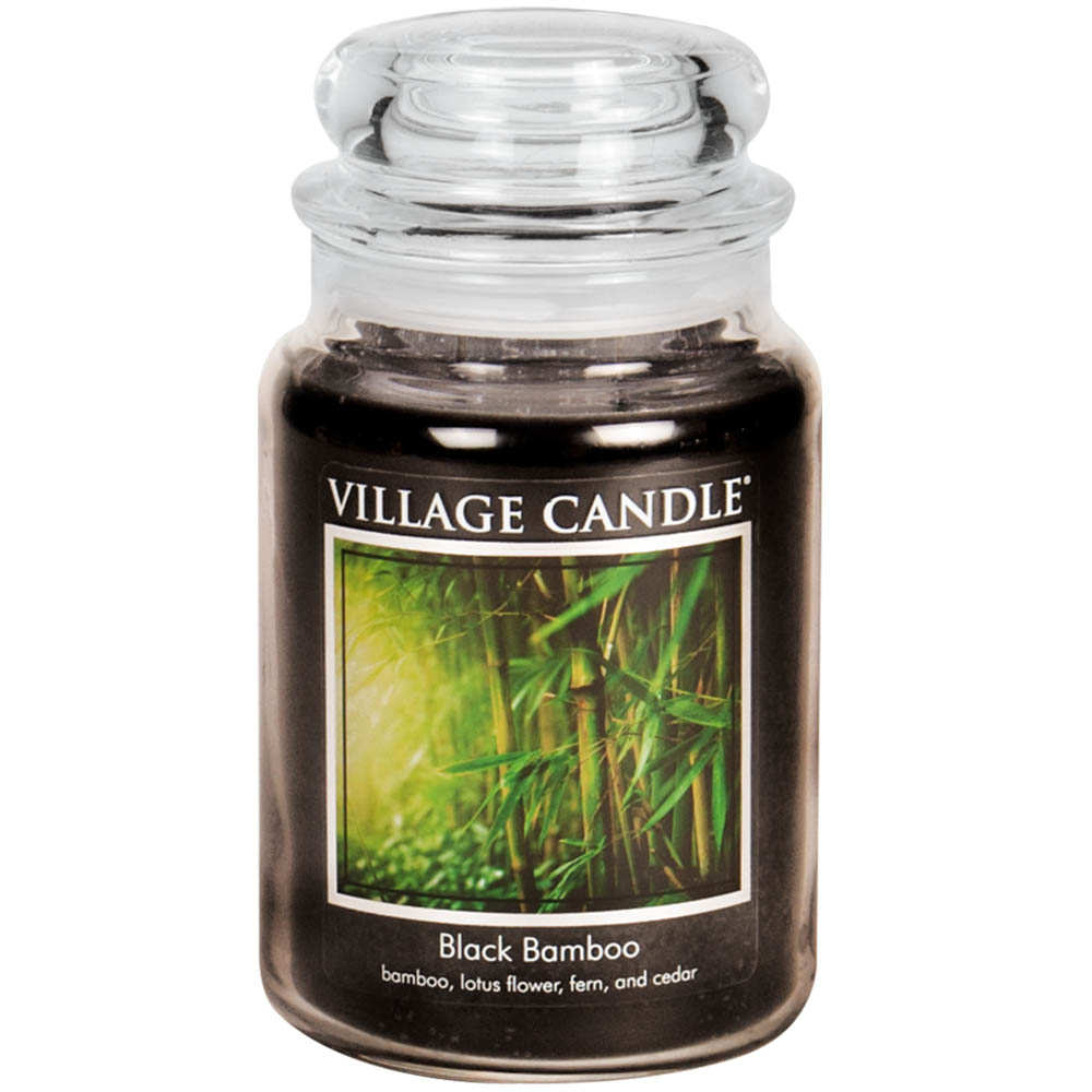 фото Ароматическая свеча village candle "black bamboo", большая/4260021