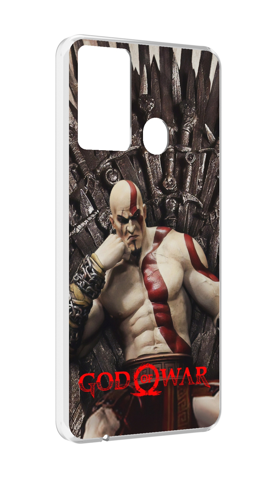 

Чехол MyPads God of War Кратос для Itel P37/Itel Vision 2S, Прозрачный, Tocco