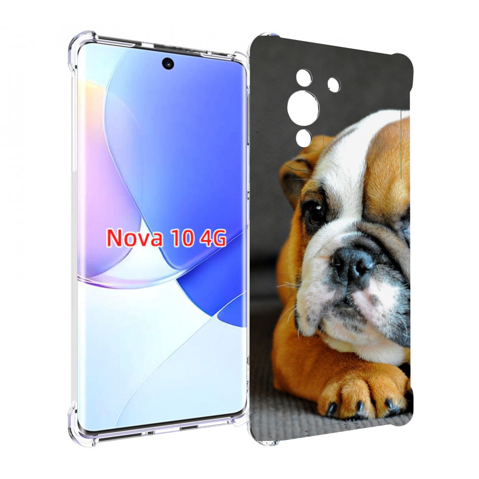 

Чехол MyPads англиискии бульдор для Huawei Nova 10, Прозрачный, Tocco