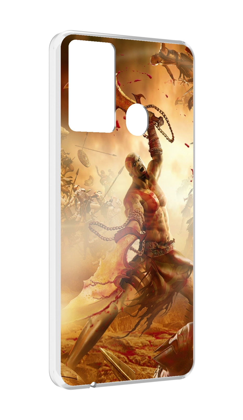 

Чехол MyPads God Of War III для Itel P37/Itel Vision 2S, Прозрачный, Tocco