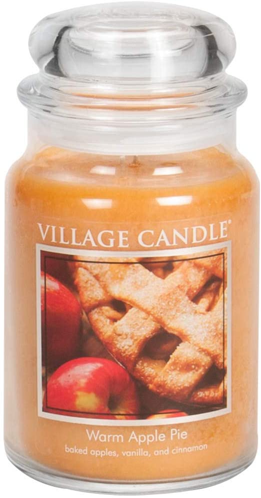фото Ароматическая свеча village candle "warm apple pie", большая/4260014