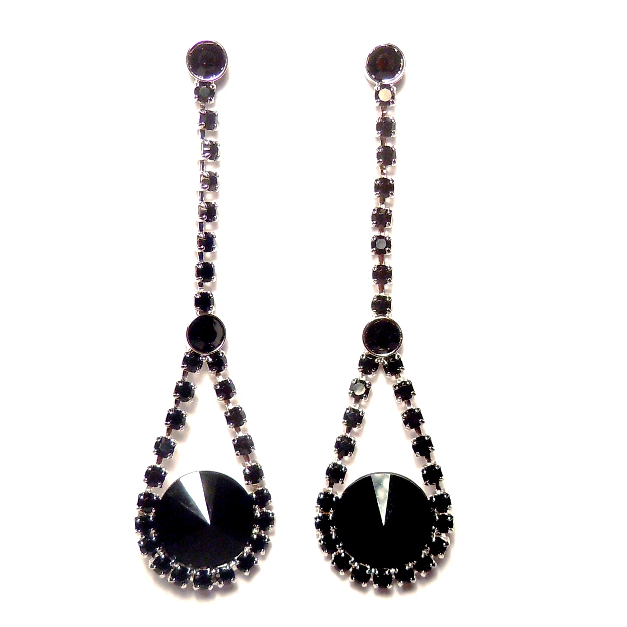 

Серьги подвески из бижутерного сплава Чарующий Рай 7440-3074, Swarovski, 7440-3074