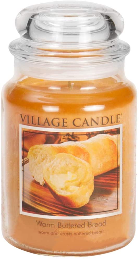 фото Ароматическая свеча village candle "warm buttered bread", большая/4260007