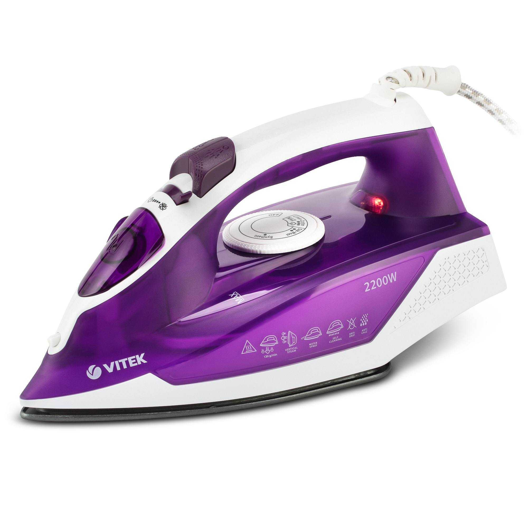 

Утюг Vitek VT-8308VT фиолетовый, VT-8308VT