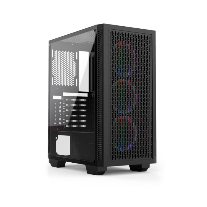 

Корпус компьютерный HIPER HG-KR-1 KRONE Black, HG-KR-1