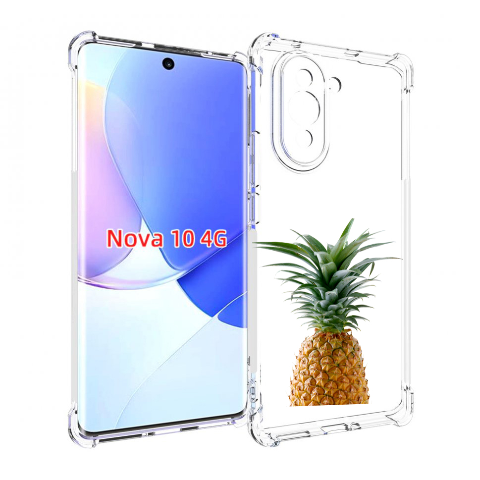 

Чехол MyPads ананас для Huawei Nova 10, Прозрачный, Tocco
