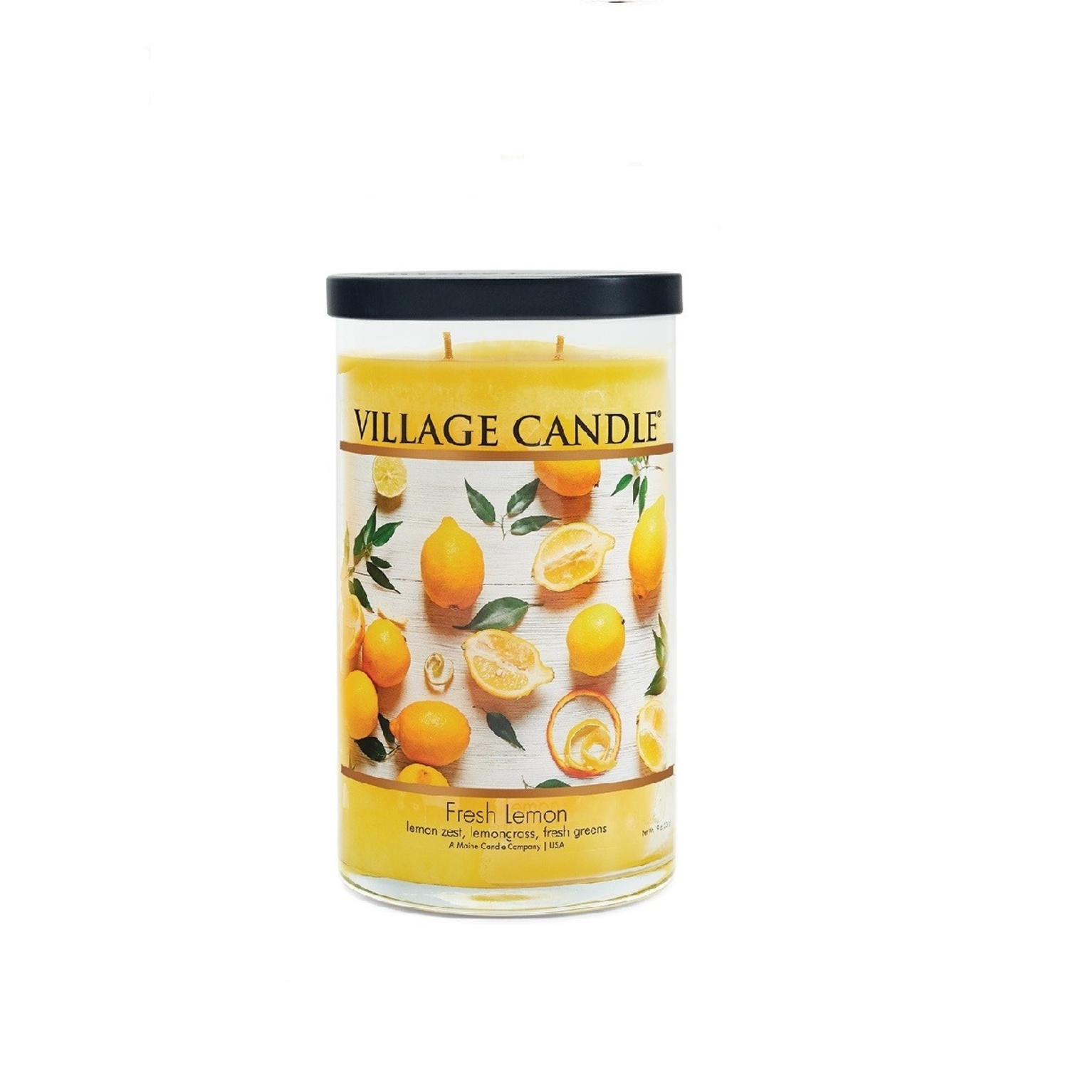 фото Ароматическая свеча village candle "fresh lemon", стакан, большая/4240014