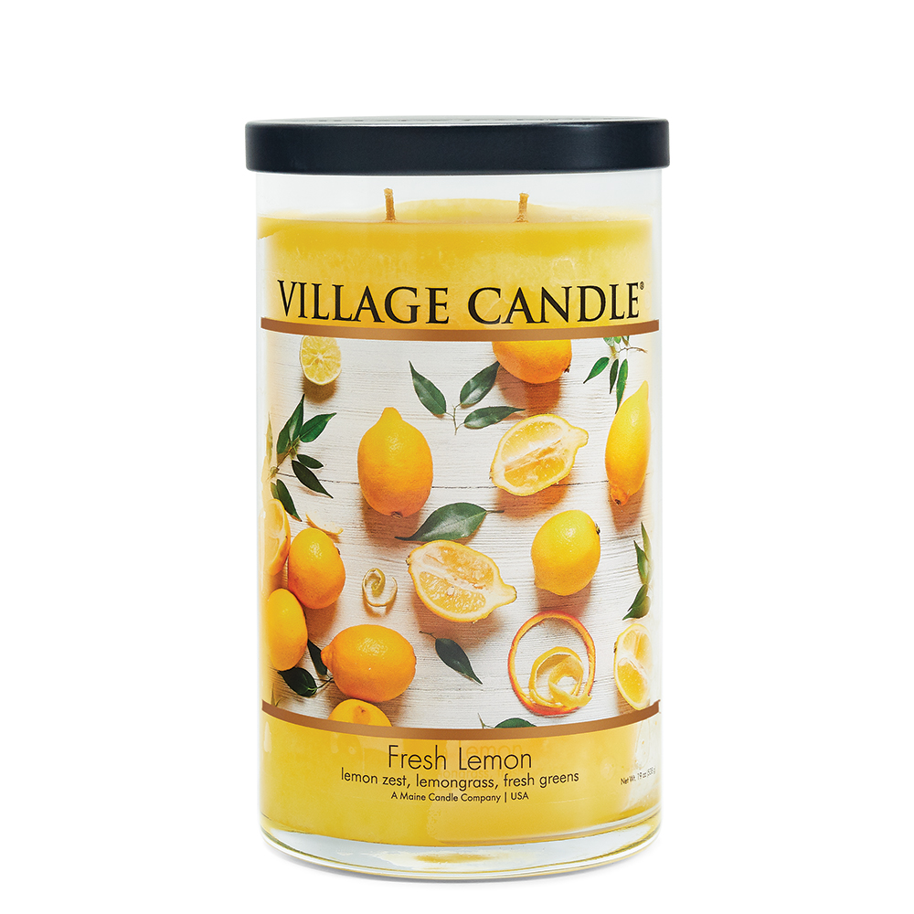 фото Ароматическая свеча village candle "fresh lemon", стакан, большая/4240014