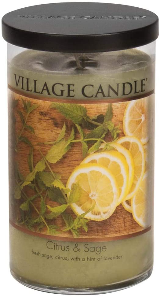 фото Ароматическая свеча village candle "citrus & sage", стакан, большая/4240005