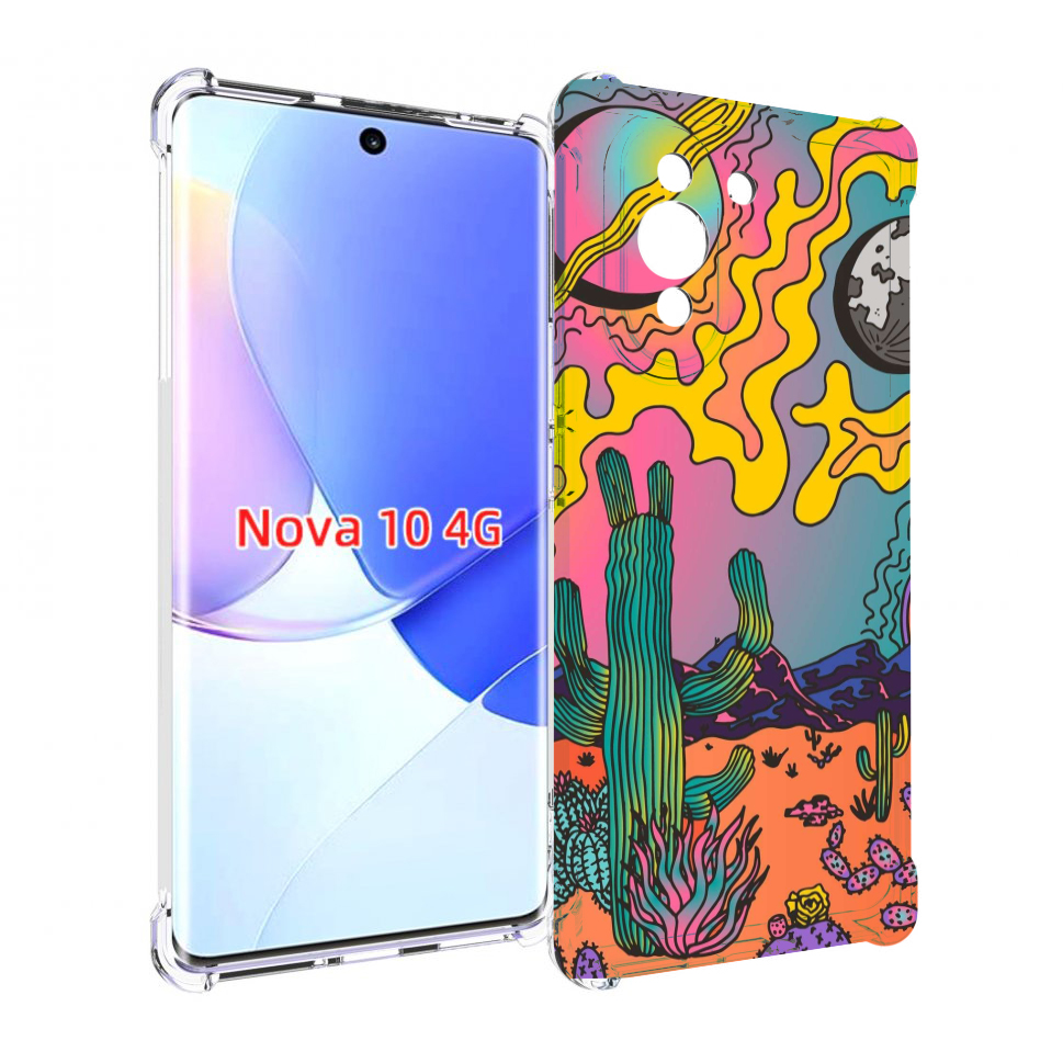 

Чехол MyPads акварельные рисунки для Huawei Nova 10, Прозрачный, Tocco