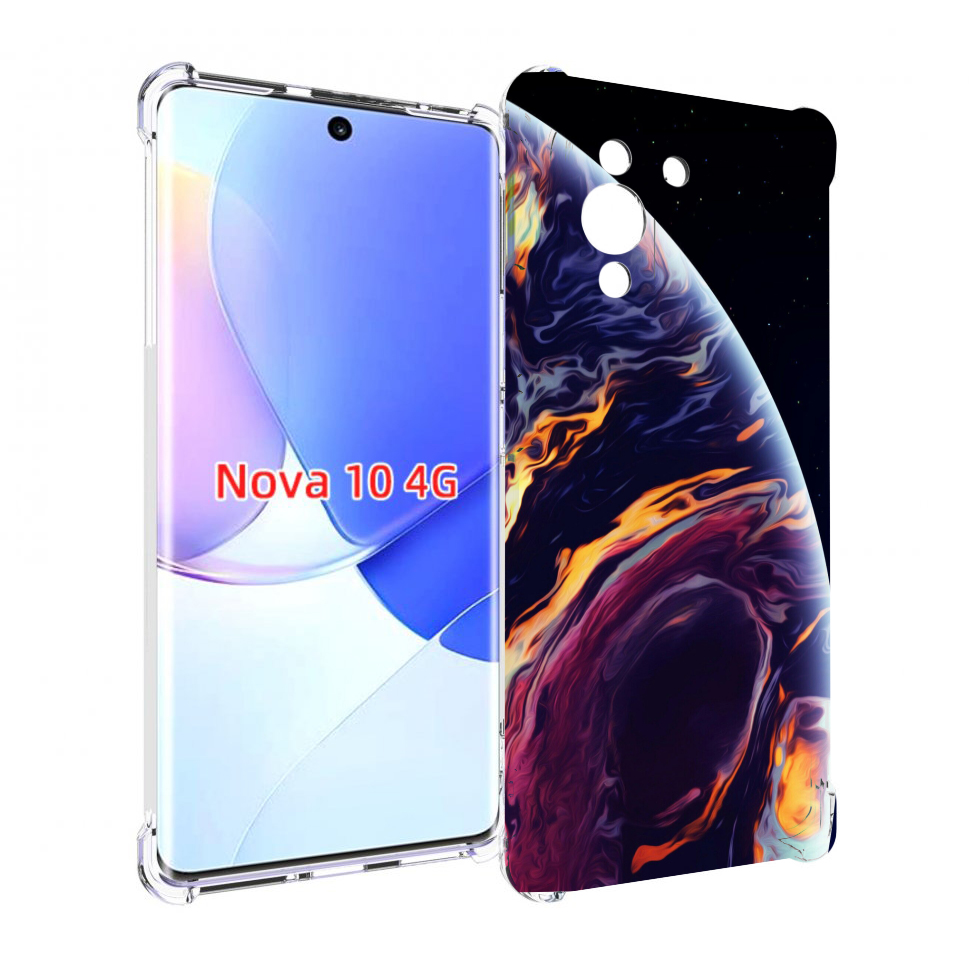 

Чехол MyPads акварельная планета для Huawei Nova 10, Прозрачный, Tocco