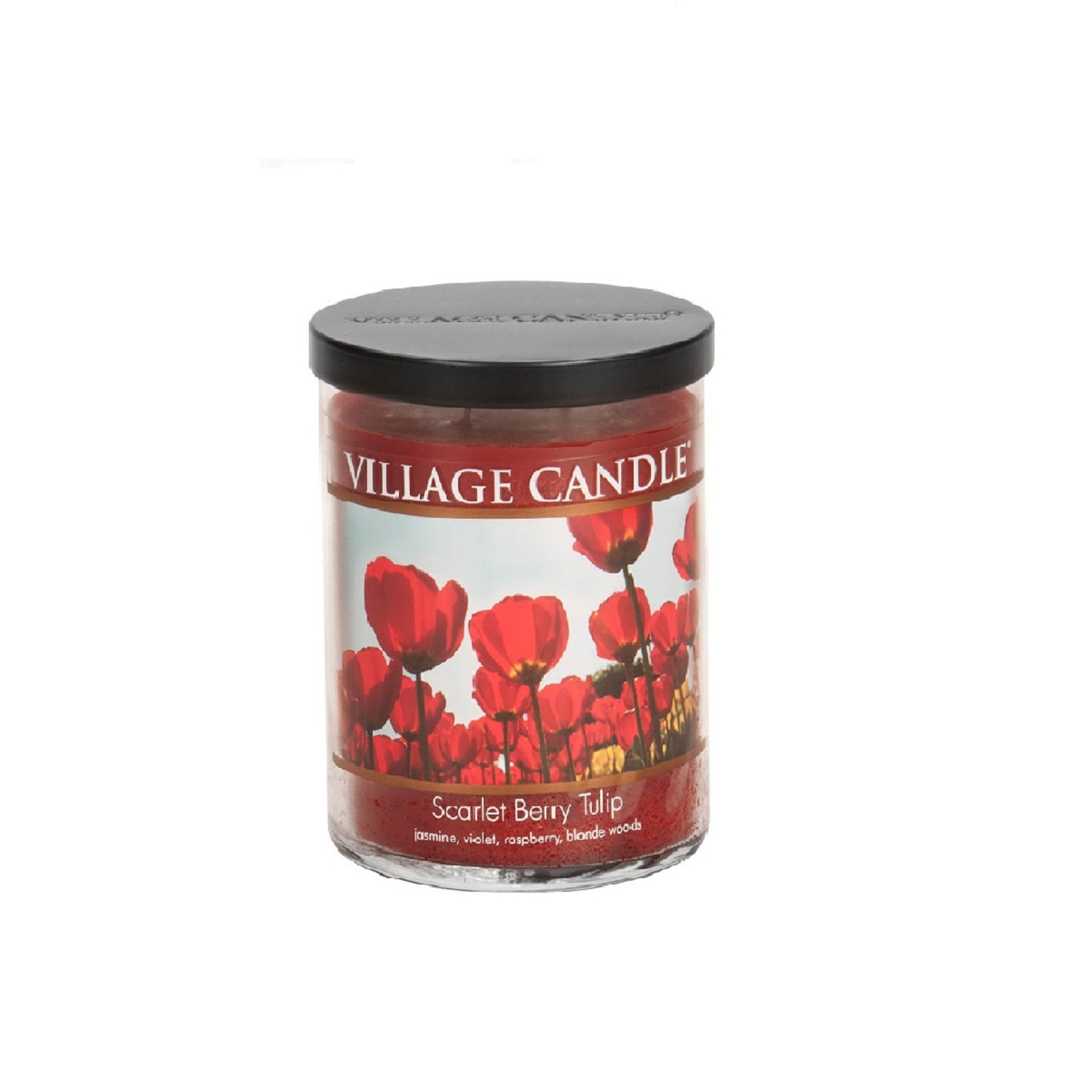 

Ароматическая свеча Village Candle "Тюльпан и красные ягоды", стеклянная, средняя