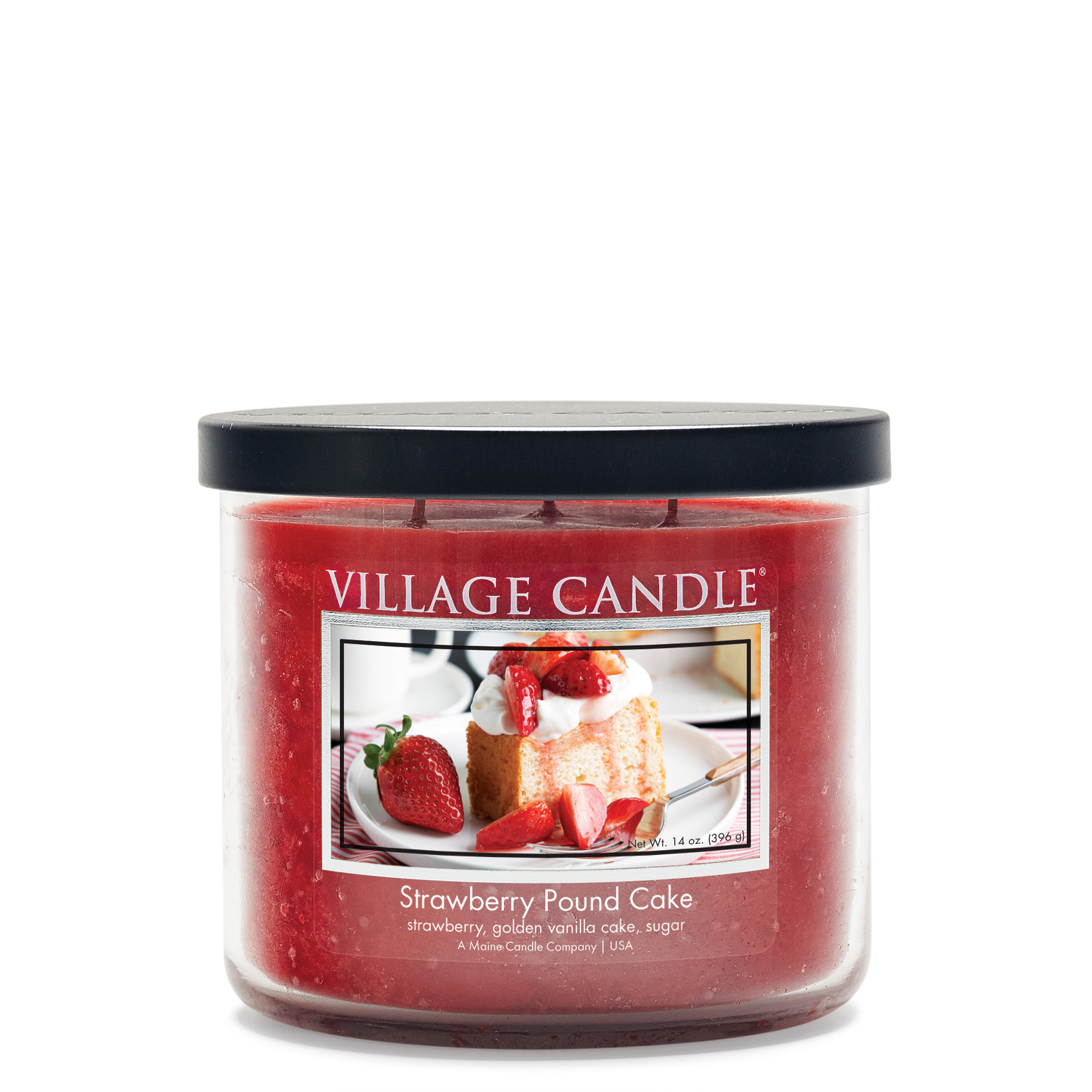 фото Ароматическая свеча village candle "strawberry pound cake", чаша, средняя/4170058