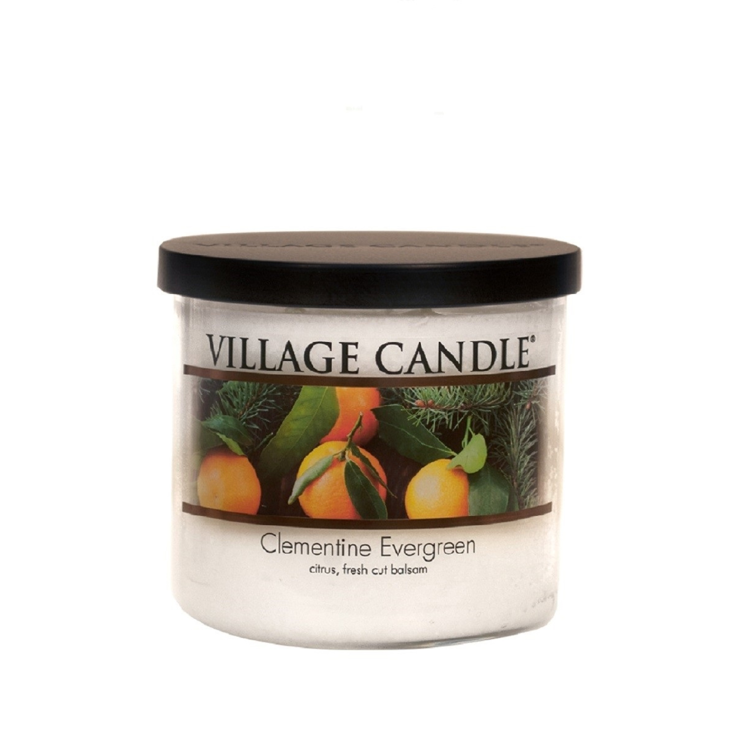 фото Ароматическая свеча village candle "вечнозеленый клементин", чаша, средняя