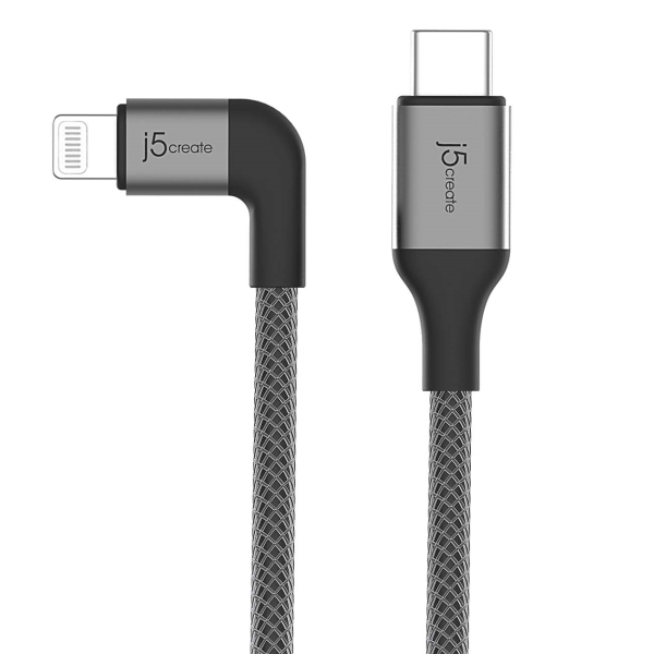 фото Кабель j5create usb-c - lightning (jalc15b)