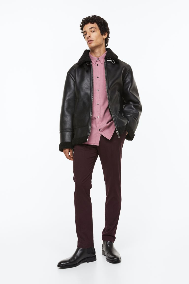 

Брюки мужские H&M 0714032013 бордовые 52 RU (доставка из-за рубежа), Бордовый, 0714032013