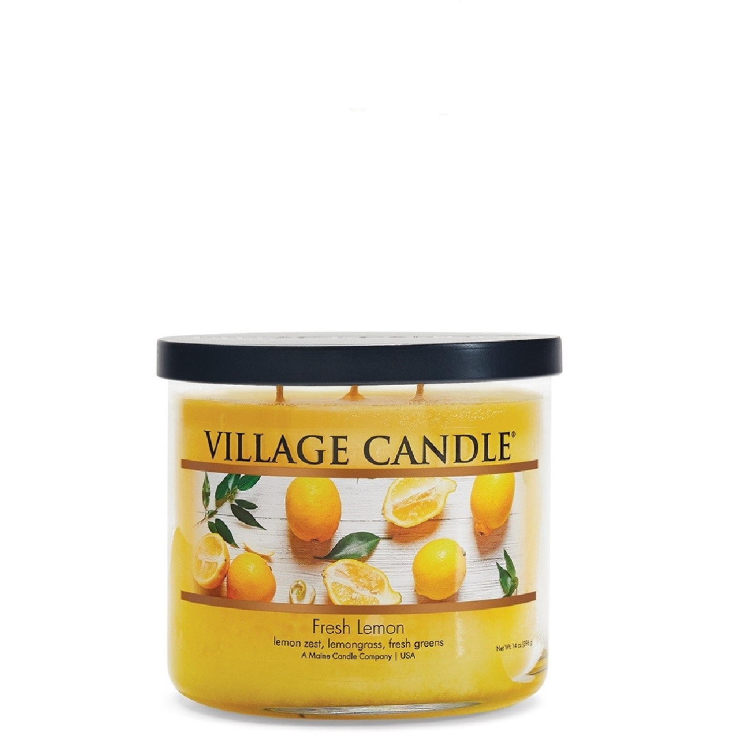 фото Ароматическая свеча village candle "лимонный фреш", чаша, средняя