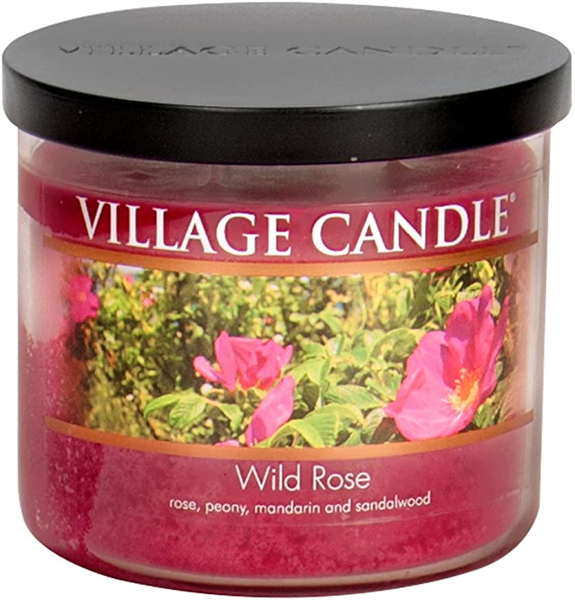 фото Ароматическая свеча village candle "wild rose", чаша, средняя/4170023