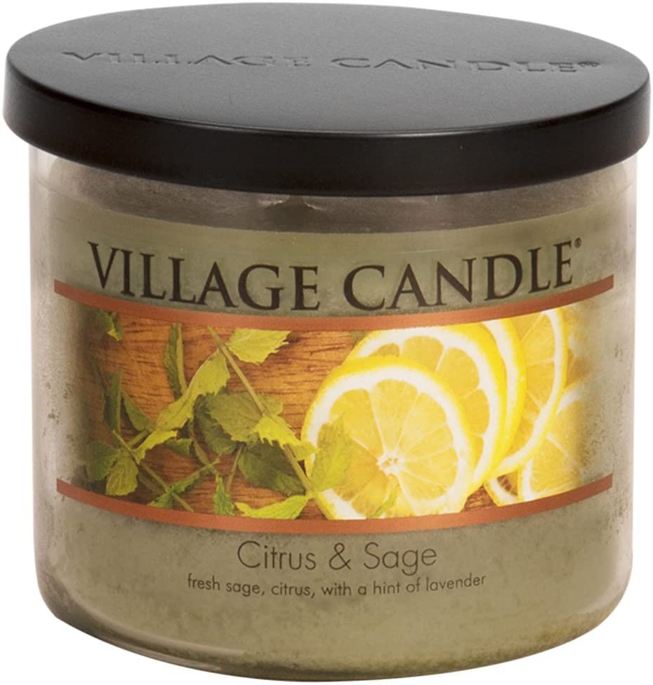 фото Ароматическая свеча village candle "citrus & sage", чаша, средняя/4170014