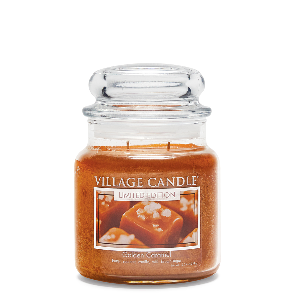 фото Ароматическая свеча village candle "golden caramel", средняя/4160227