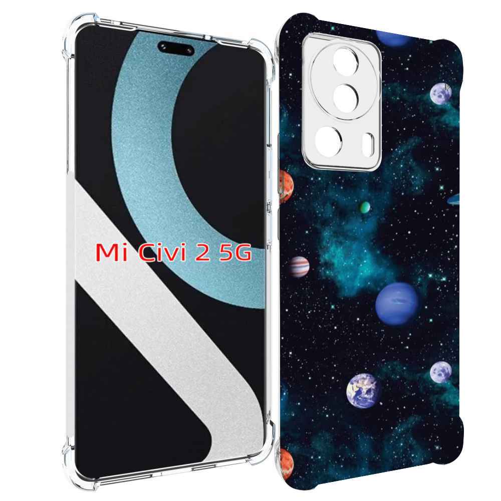 

Чехол MyPads космическое-пространство для Xiaomi Civi 2, Прозрачный, Tocco