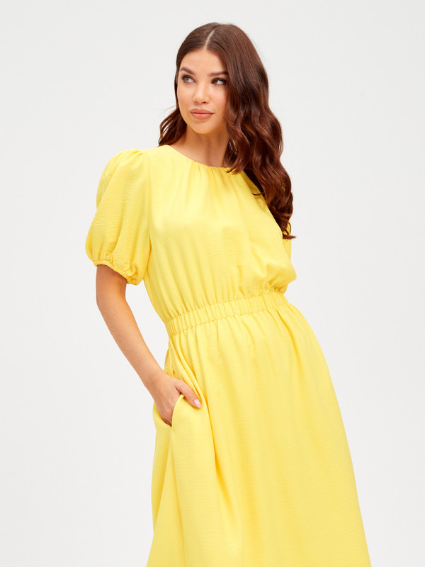 Платье женское GLAMTOP 1 желтое L