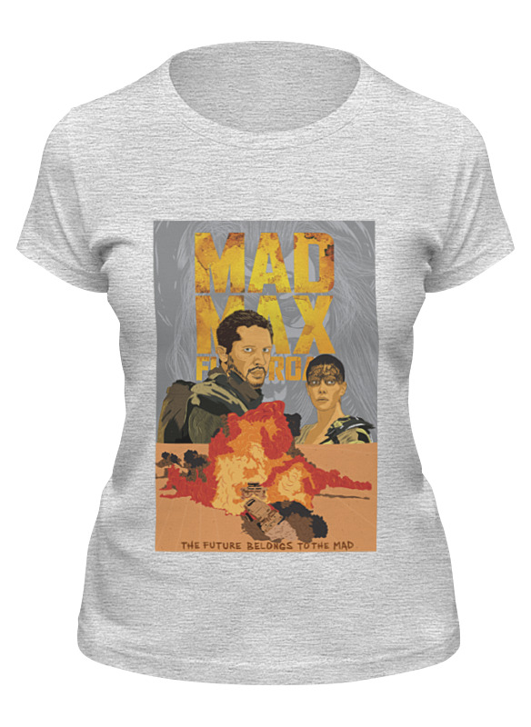 

Футболка женская Printio Mad max fury road серая S, Серый, Mad max fury road