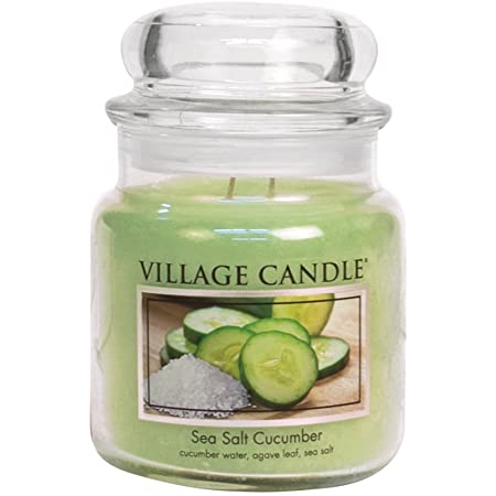 фото Ароматическая свеча village candle "sea salt cucumber", средняя/4160066