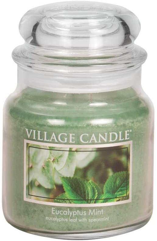 

Ароматическая свеча Village Candle "Eucalyptus Mint", средняя/4160053