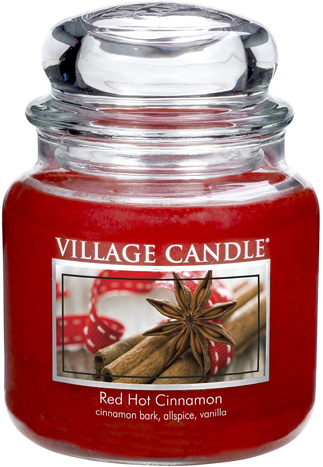 фото Ароматическая свеча village candle "red hot cinnamon", средняя/4160052