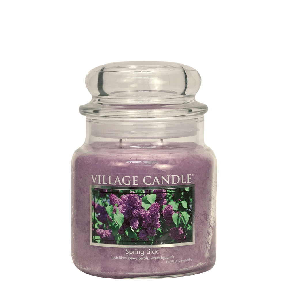 фото Ароматическая свеча village candle "spring lilac", средняя/4160048