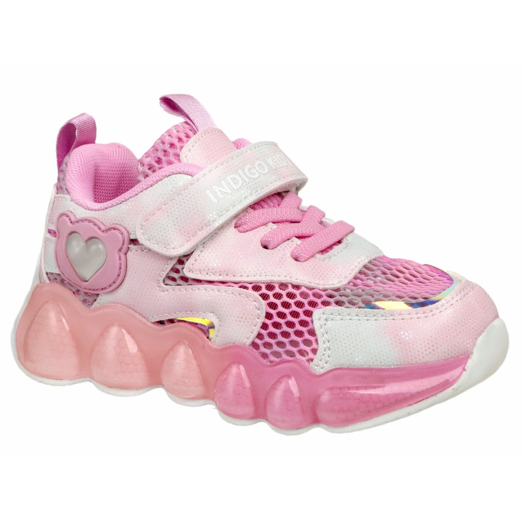

Кроссовки Indigo Kids для девочек, размер 29, розовые, 92-096A, Розовый, 92-096