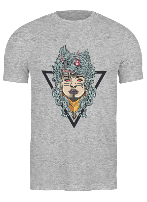 

Футболка мужская Printio Wolf girl 3459282 серая S, Серый, Wolf girl 3459282