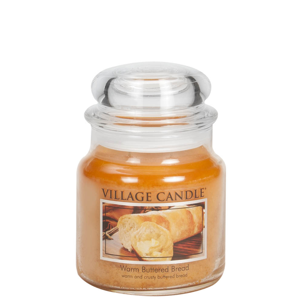 фото Ароматическая свеча village candle "warm buttered bread", средняя/4160005