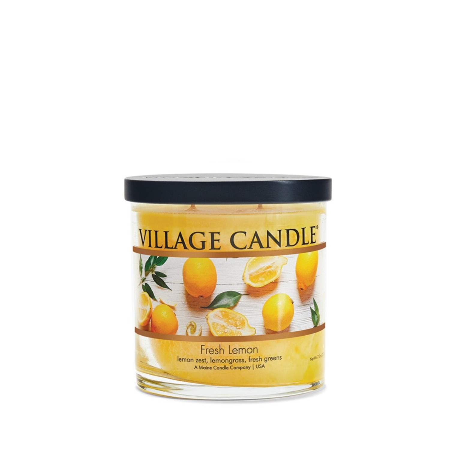 фото Ароматическая свеча village candle "fresh lemon", стакан, маленькая/4100017