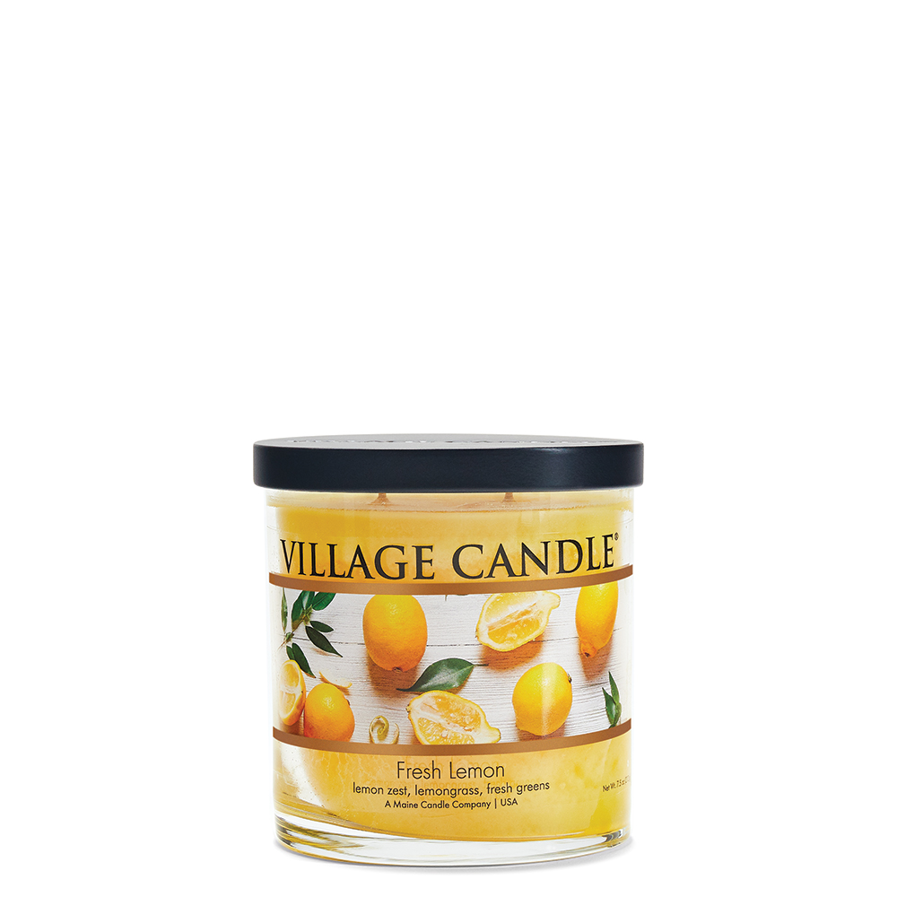 фото Ароматическая свеча village candle "fresh lemon", стакан, маленькая/4100017