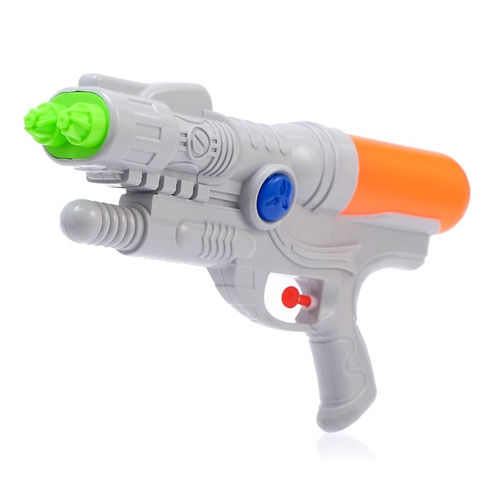 Водный пистолет игрушечный «Дабл», 2 ствола, 30 см, цвета МИКС