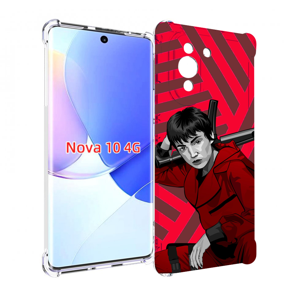 

Чехол MyPads Токио-бумажный-дом для Huawei Nova 10, Прозрачный, Tocco