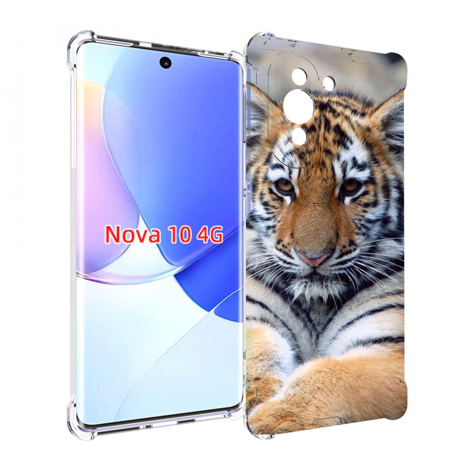 

Чехол MyPads Тигренок для Huawei Nova 10, Прозрачный, Tocco