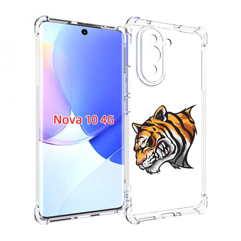 Чехол MyPads Тигр для Huawei Nova 10