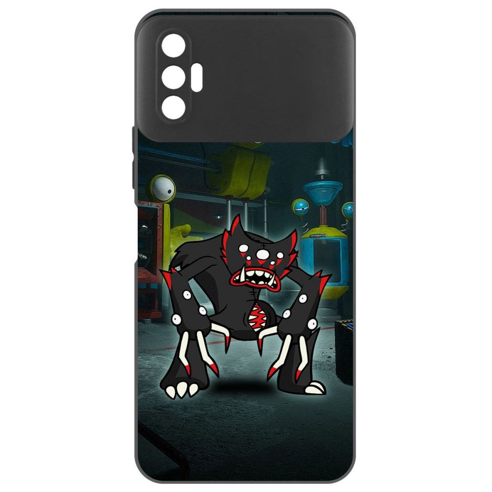 

Чехол-накладка Софт Хаги Ваги - Килли Вилли для Tecno Spark 8P, Черный