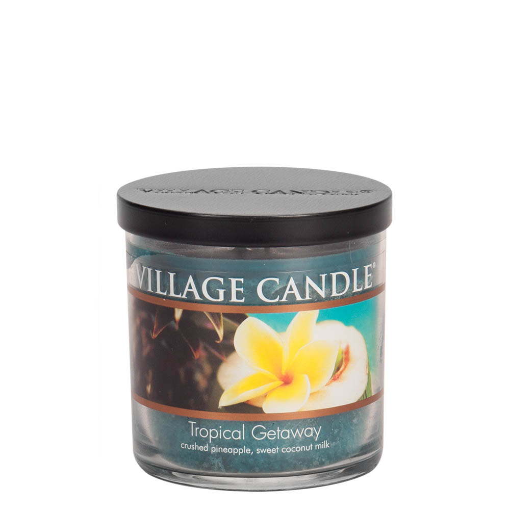 фото Ароматическая свеча village candle "tropical getaway", стакан, маленькая/4100001