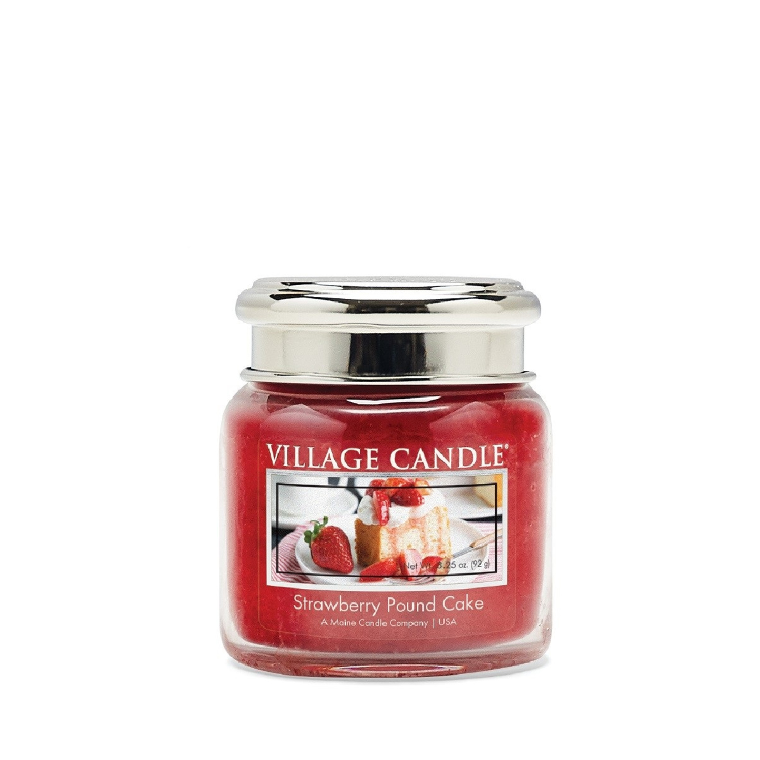 фото Ароматическая свеча village candle "strawberry pound cake", маленькая/4030109