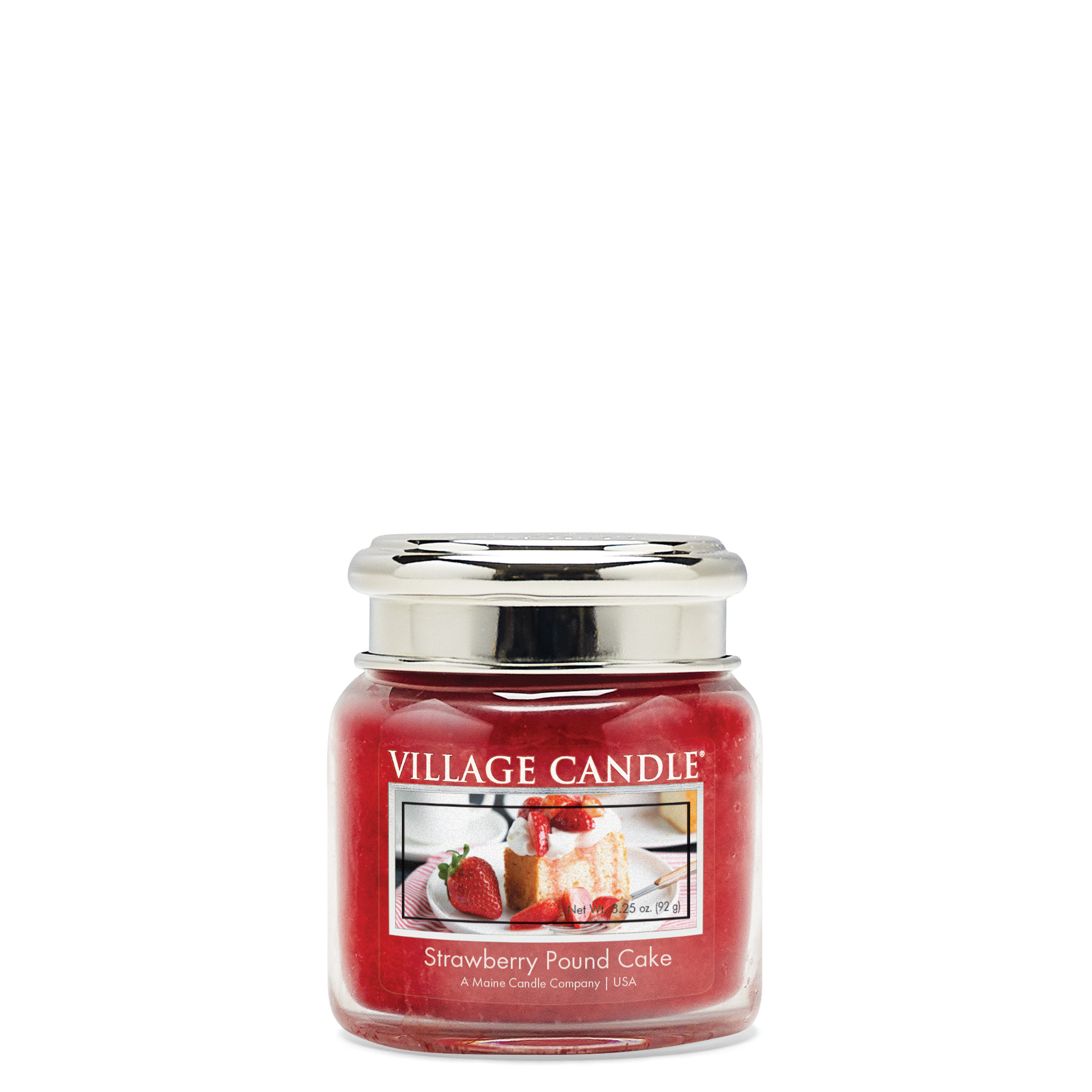 фото Ароматическая свеча village candle "strawberry pound cake", маленькая/4030109